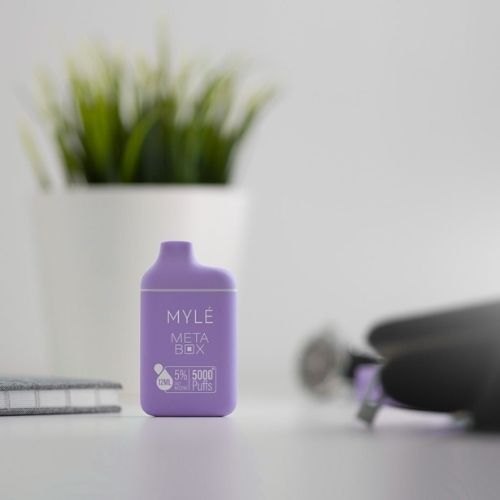 Myle Meta Box Grape Mint Disposable Device